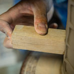 Richard Miller in his workshop 2017